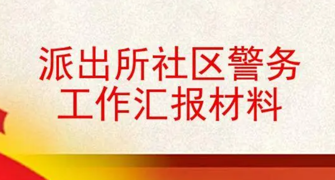 派出所工作总结 
