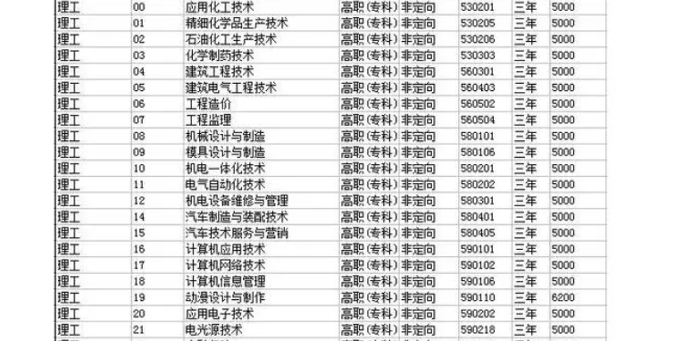 荆州理工职业学院学费 