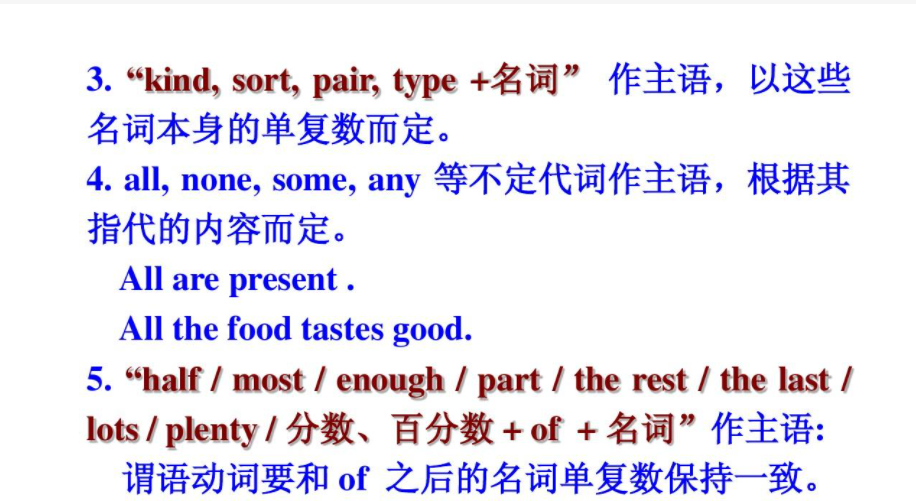 noneof谓语动词用单数还是复数 